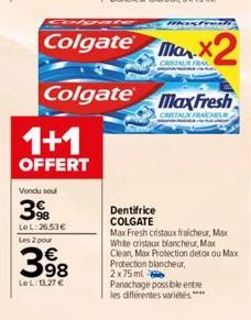 dentifrice Colgate