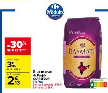 riz basmati Carrefour