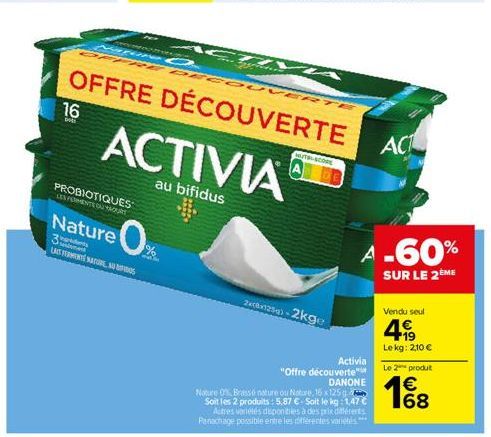 yaourt Activia