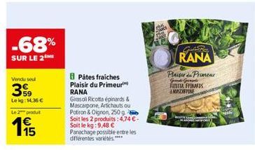 pâtes fraîches Rana