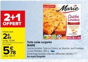 quiche lorraine Marie