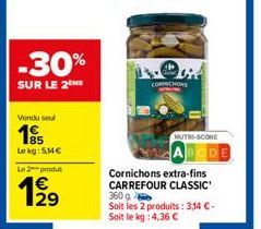 cornichons Carrefour