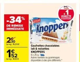 soldes knoppers