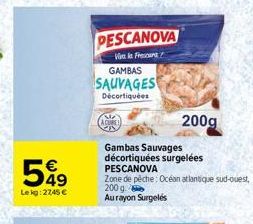 gambas Pescanova