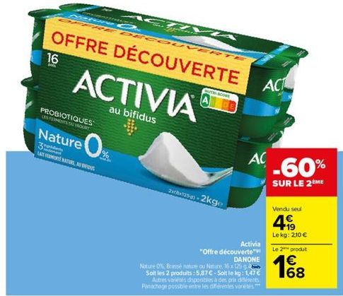 lait Activia