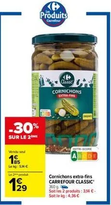 cornichons carrefour