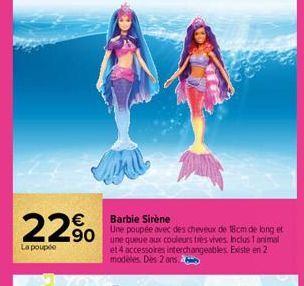 Barbie sirène Barbie