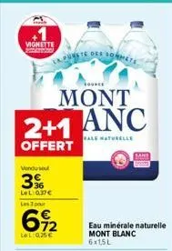 promos mont blanc