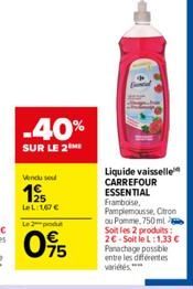 liquide vaisselle Carrefour