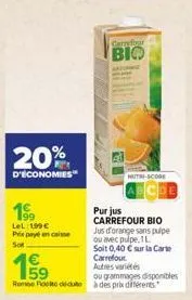 jus d'orange carrefour