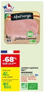 jambon madrange