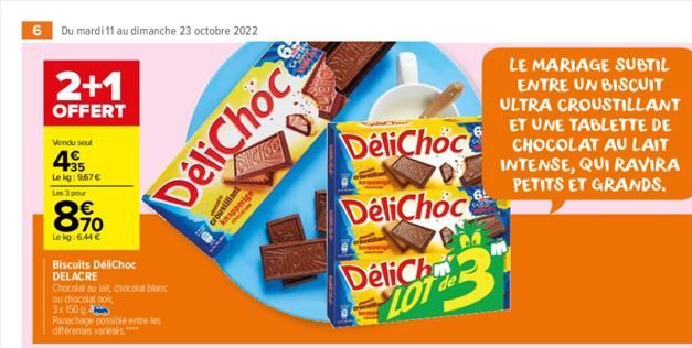 chocolat au lait Délichoc