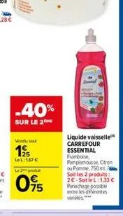 liquide vaisselle carrefour