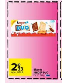 biscuits Kinder