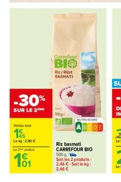 riz basmati Carrefour