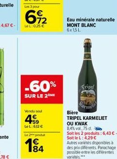 bière Mont blanc