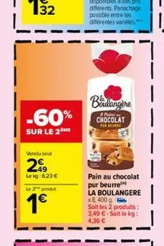 chocolat la boulangére