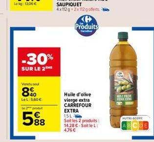 huile d'olive vierge Carrefour