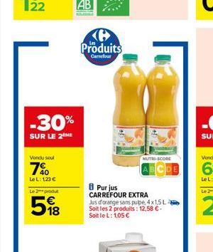 jus d'orange Carrefour