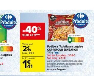 fricassé de légumes Carrefour