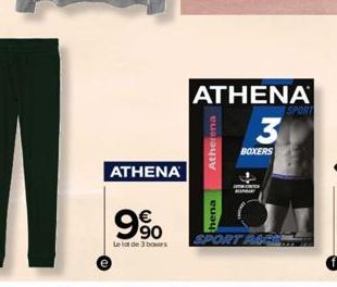 ATHENA  960  €  Le lot de 3 bors  ATHENA 3  BOXERS  Atherena  hena 