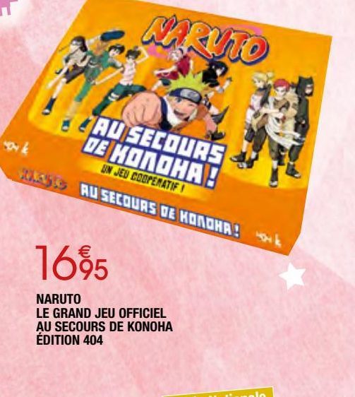 Naruto le grand jeu officiel au secours de konoha édition 404