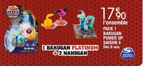 Pack 1 bakugan power up saison 4