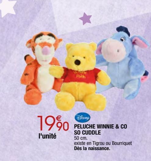 peluche Winnie & co so cuddle