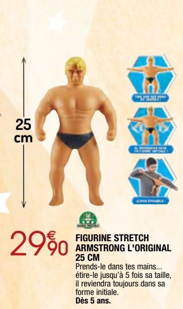 figurine stretch Armstrong l'original 25 cm