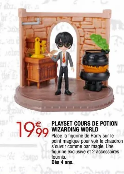 playset cours de potion wizarding world