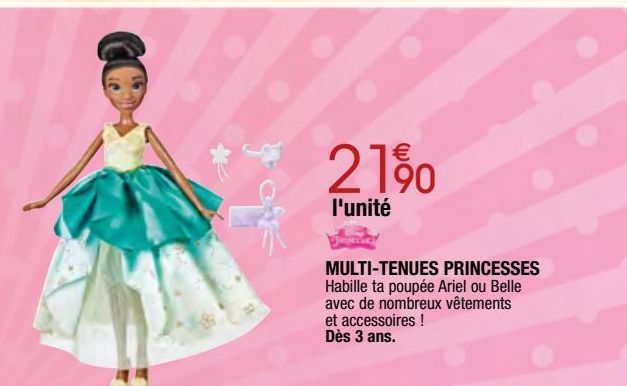 multi-tenues princesses