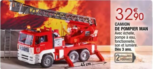 camion de pompier  man