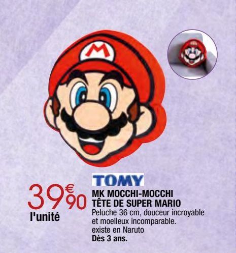 MK Mocchi-Mocchi tête de Super Mario