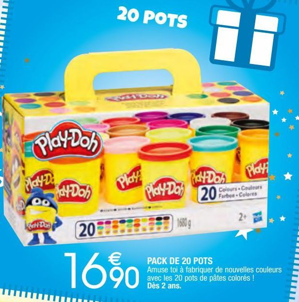 Pack de 20 pots