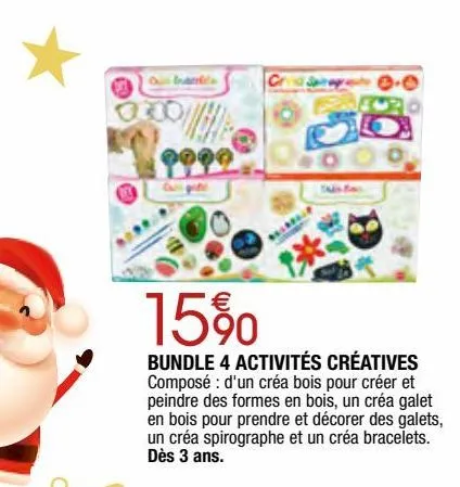 bundle 4 activités créatives