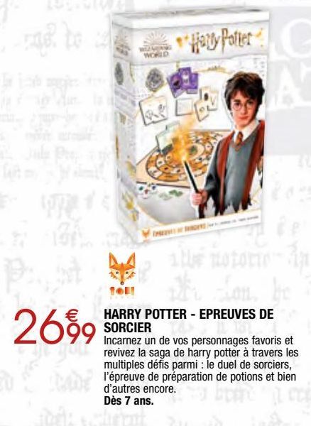 Harry Potter - Epreuves de sorcier