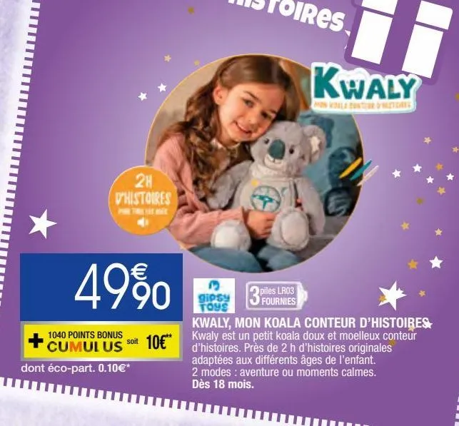 kwaly, mon koala conteur d'histoires