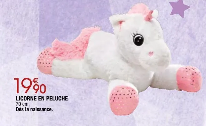 licorne en peluche