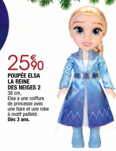 poupée ELSA la reine des neiges 2 