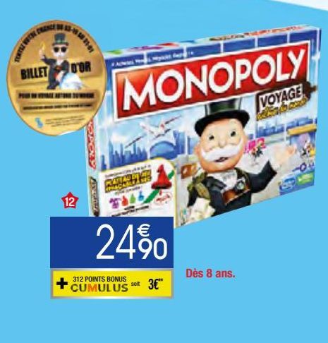 monopoly voyage autour du monde 