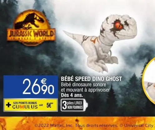 bébé speed dino ghost