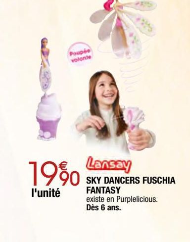 Sky dancers fuschia fantasy