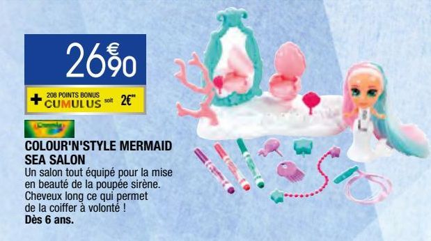 Colour'n'style mermaid sea salon