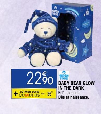 Baby bear glow in the dark