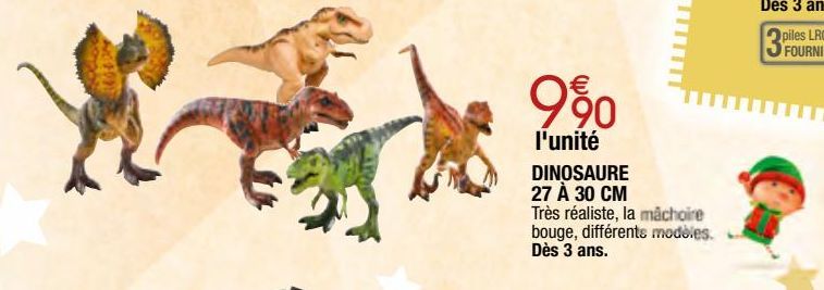 Dinosaure 27 à 30 cm
