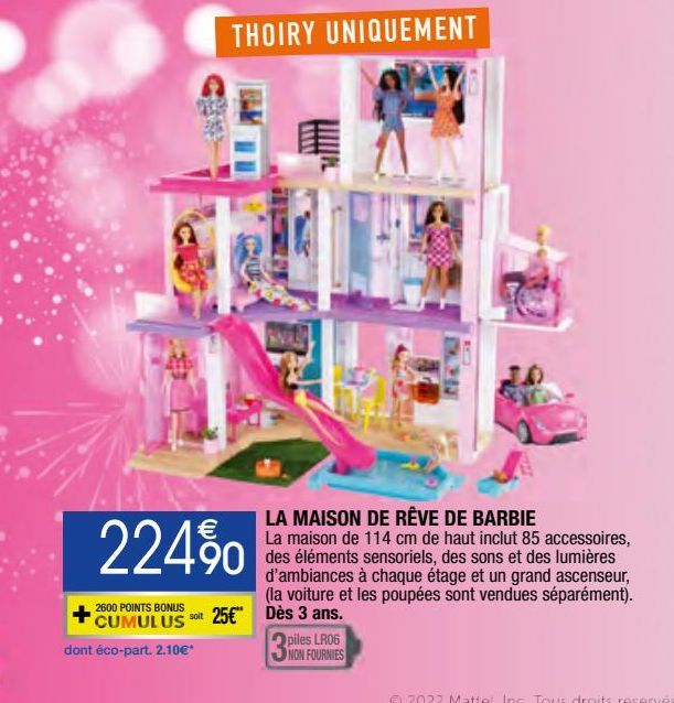 La maison de rêve de barbie