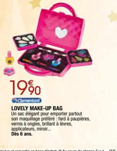 lovely make-up bag