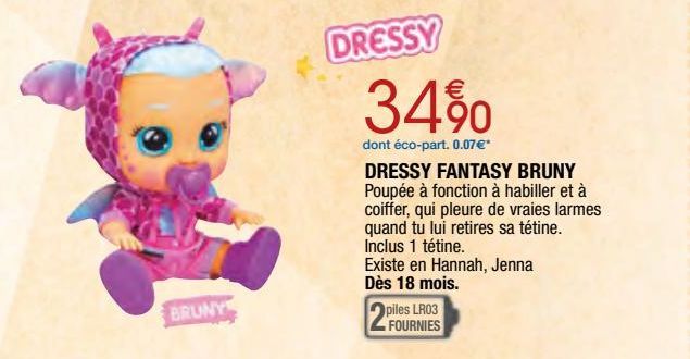 Dressy fantasy bruny