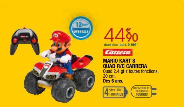 Mario kart 8 quad R/C carrera 