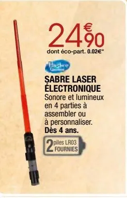 sabre laser électronique